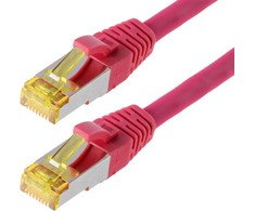 Telegartner Karl Gartner Telegärtner jungiamasis kabelis, S/FTP, PiMF, Cat 6A (ISO/IEC), violetinis, 3,0 m (L00002A0195)