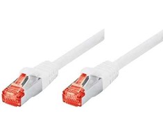 Telegärtner Patchkabel, S/FTP, PiMF, Cat 6A (ISO/IEC), balta, 1,0 m (L00000A0131)