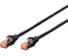 Telegärtner Patchkabel, S/FTP, PiMF, Cat 6A (ISO/IEC), juoda, 20,0 m (L00006A0054)