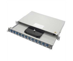 TELEGRTNER 19 FO-PP PRO-V 1U 12 LCD OM3 nPT, PROFI V, adapteris 12xLC-D