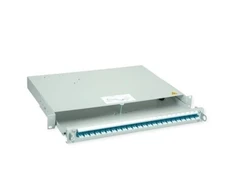 Telegrtner TELEGÄRTNER Šviesolaidinis skirstomasis skydas TELEGÄRTNER PROFI V su jungtimis, 24x LC Duplex, mėlynas, OS2 (26.11.6085)