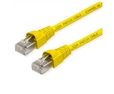 Telegrtner TELEGÄRTNER Patch kabelis RJ45 S/FTP, kat. 6A, LSZH, geltonas, 1,5 m