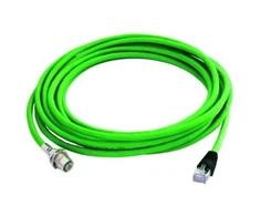 TELEGRTNER TELEGRTNER STX M12x1-RJ45 VL X-cod. Kat.6A, CS01CP05B-SFTP2607C7-1PUR-A0500, 5 m