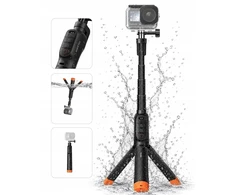Telesin Selfie Stick lazda + pultas Atsparus vandeniui 15m Skirtas Dji Osmo Action 6 / 5 Pro / 4 / S1-tss-07-tdj (SB11920)