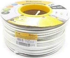 „Televes“ bendraašis kabelis CXT 1.02 CU 79% PVC, ref. 2128 - 100 m ritinėlis (vidinis)