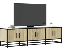 TV staliukas Televizoriaus spintelė, ąžuolo, 150x35x41cm, mediena ir metalas