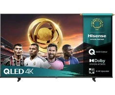Televizorius Hisense UHD QLED Smart TV | 55E7Q | 55" | Smart TV | VIDAA OS | UHD | Juodas