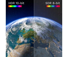 Kruger &amp; Matz 50" UHD išmanusis DVB-T2/S2 H.265 Hevc televizorius VIDAA