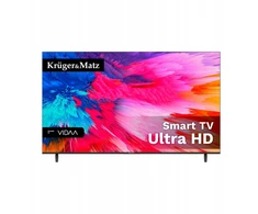 Kruger &amp; Matz 50" UHD išmanusis DVB-T2/S2 H.265 Hevc televizorius VIDAA