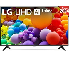 „Televizorius LG 43UT73006LA“ 43 colių įstrižainės 4K „Ultra HD“ „WebOS“ 24 colių įstrižainės televizorius su LED ekranu