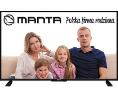 Televizorius Manta 43LUA120D 43 colių LED 4K UHD DVB-T2 išmanusis televizorius