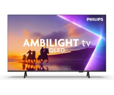 Televizorius Philips 4K QLED Ambilight TV | 43PUS8450/12 | 43 | Smart TV | TITAN OS | UHD | Juodas