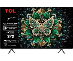 Televizorius TCL 50C69K 50" QD-MiniLED 4K UHD GoogleTV 144Hz