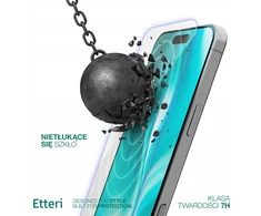 Etteri „Telforceone“ hibridinis „Aftermarket“ stiklas, skirtas „iPhone 16 Pro Max 6.9“;