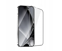 Telforceone Grūdinto stiklo metalinis rėmas Samsung Galaxy A15 4G / A15 5G juodas rėmelis