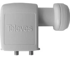 Televes SAT TWIN TELEVIZORIŲ keitiklis pilkos spalvos [747002]