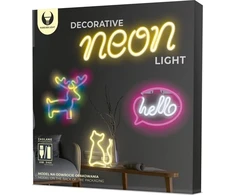 TelForceone Neoninė LED lemputė ELK daugiaspalvė šikšnosparnis + USB FLNE12 Forever Light