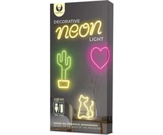 TelForceone Neoninė LED lemputė BANGINIS šilta balta šikšnosparnis + USB FLNE09 Forever Light