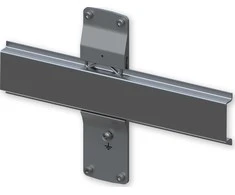 Teltonika Rear DIN Rail Panel, 115 x 32.2 x 5.8 mm, Aliuminio | PR5MEC24