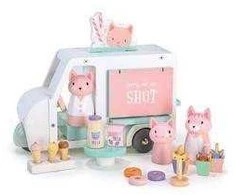 Tender Toys Kitty Family pieno kokteilis ir ledų sunkvežimis