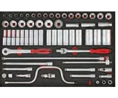 TengTools Galvučių komplektas Teng Tools TTESK63; EVA; 63 vnt.