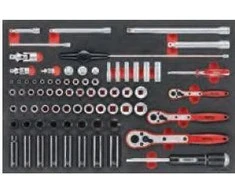 TengTools Galvučių komplektas eng Tools TTESK77; EVA; 77 vnt.