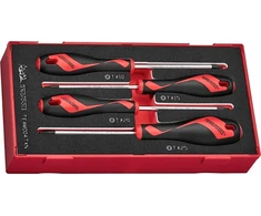 Teng Tools Teng įrankiai Rinkinys WKRÄTAKÃW TORX TEAMD04TXN, 4 vnt.