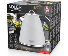 Adler | Virdulys | AD 1343g | Electric | 2200 W | 1.5 L | Nerūdijantis plienas | 360° rotational base | Pilkas
