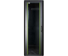Lanview LOGON RDL36U68BL, Laisvai pastatomas stelažas, 36U, 600 kg, Rakto užraktas, Reguliuojamos kojelės, Kabelių tvarkymas