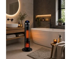 Termowentylator 95cm Q20H1 CARRUZZO juoda