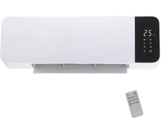 Emerio WH-133172, Elektrinis šildytuvas su ventiliatoriumi, Vidinis, Grindinis, Balta, LED, Nuotolinio valdymo