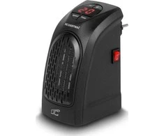 Juodas šildytuvas LTC 400W/230V su keraminiu kaitinimo elementu