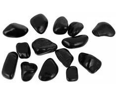 Terra Natura Poliruoti akmenys Juodas Pebble IV 20-30mm akvariumo terariumui 10 kg/pak.