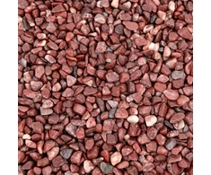 Terra Natura Poliruoti raudoni granito akmenukai 8-12 mm akvariumo terariumui 10 kg/pak.