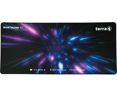 Kilimėlis Terra XXL PURE Gaming 900 x 400 x 3 mm Juodai-violetinė Juoda obszycie