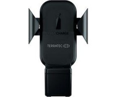 Terratec ChargeAir All Car Aktyvus laikiklis Mobilusis telefonas / išmanusis, Išmanusis laikrodis Juoda