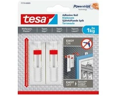 Tesa Kabliukai rėmeliams pakabinti, 77774, 2X1 kg, reguliuojami