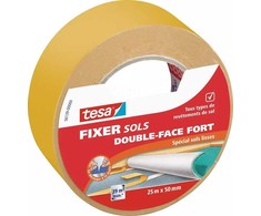 Tesa® Taśma dvipusė, universal, 25m x 50mm, beige