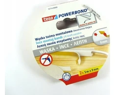 Tesa Powerbond tvirtinimo juosta 2 x 5 m x 9 mm siaura