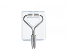 Tesa Powerstrips vielinis kabliukas 0.5kg lipnus permatomas (58620-00003-00)