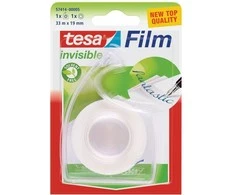 Permatoma lipni juostelė TESA Invisible Self-Adhesive Tape, 19mm x 33m, su dėklu