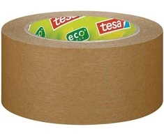 Popierinė pakavimo juosta TESA PACK Paper ECO Logo, 50mm x 50m, ruda