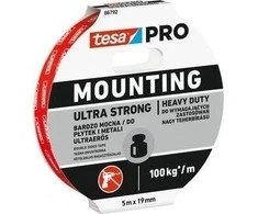 Lipni dvipusė juosta lauko/vidaus darbams TESA ULTRA STRONG 1.5 m x 19mm 55791-00003-01