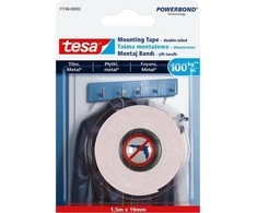 Tesa Taśma Plytelių tvirtinimo juosta 1,5 m: 19 mm (77746-00007-00)