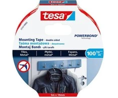 Ypač stipri dvipusė tvirtinimo juosta TESA Powerbond Ultra Strong, 19mm x 5m