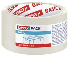 Tesa Taśma Paprasta pakavimo juosta 40 m: 45 mm, skaidri