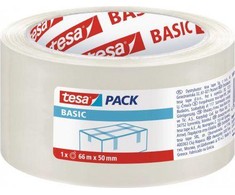 Tesa Taśma Paprasta pakavimo juosta 66 m:50 mm, skaidri