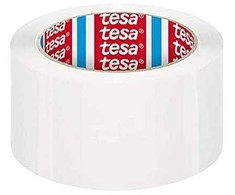 Tesa PET-Packband Kautschukklebemasse 132m:50mm, 6Stk. Weiß