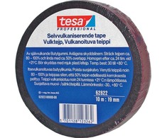 Tesa sandarinimo juosta 10mx19mm - PRO 62822, Savaime vulkanizuojanti butilo gumos juosta, juoda