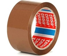 Beiersdorf Pakavimo juosta TESA, ruda, 66 x 0,050 m